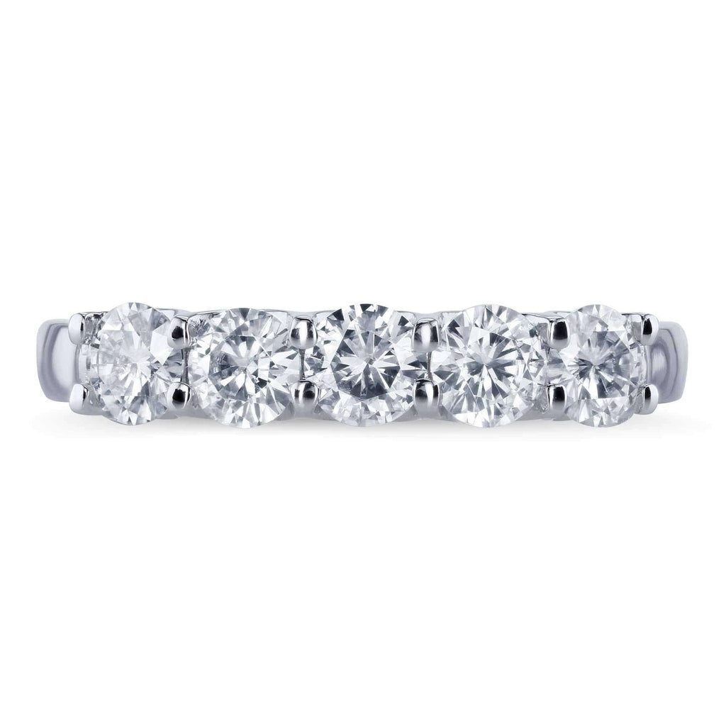 14K Yellow Gold Moissanite Bridal Wedding Band J238