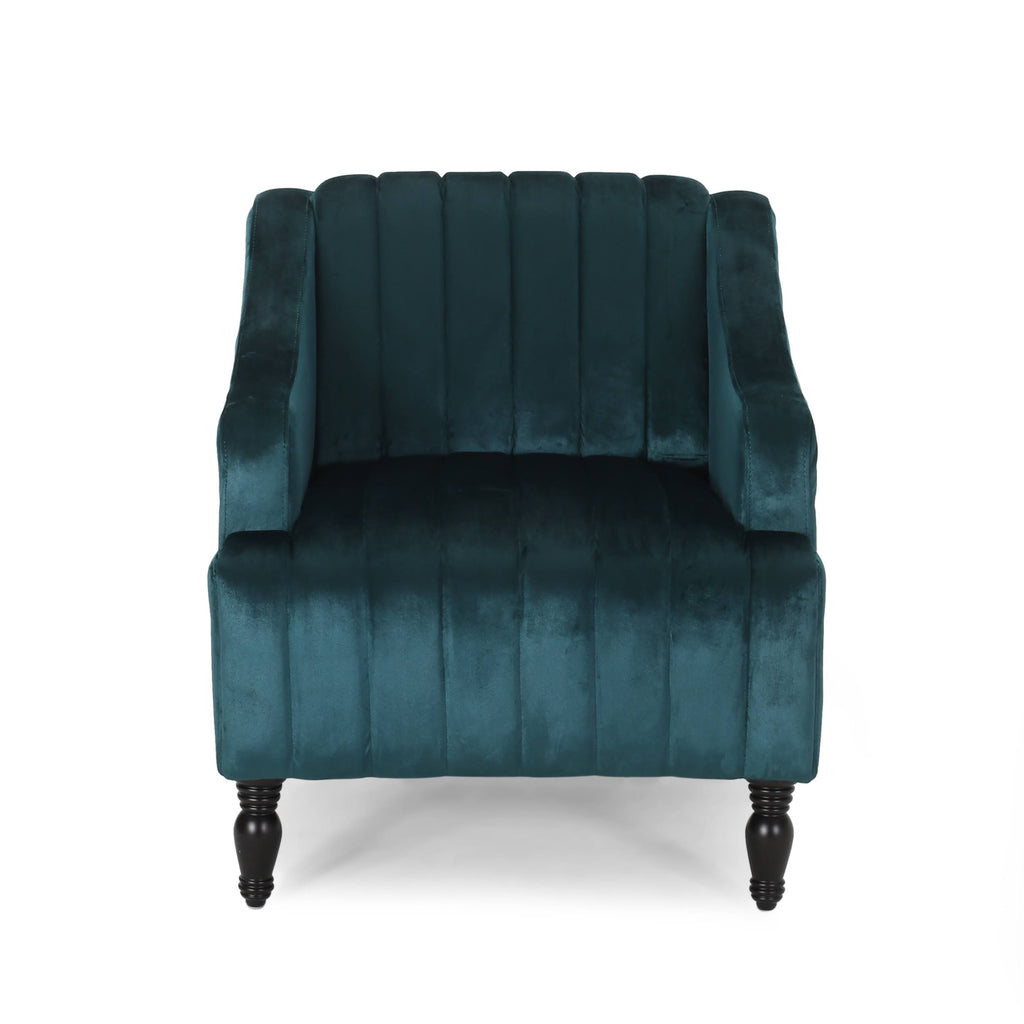 Teal Velvet Club Chair M277677