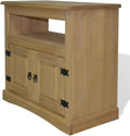 Rustic TV Cabinet with Storage Space, Mexican Pine, 31.5"x16.9"x30.7" D78595