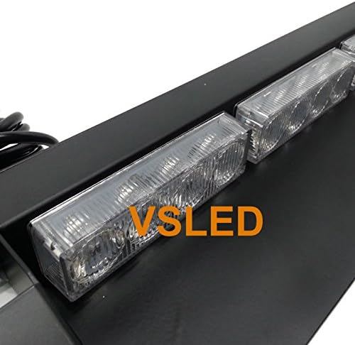 32 Watt Blue LED Emergency Beacon Light Bar Pack of 2 Q245209