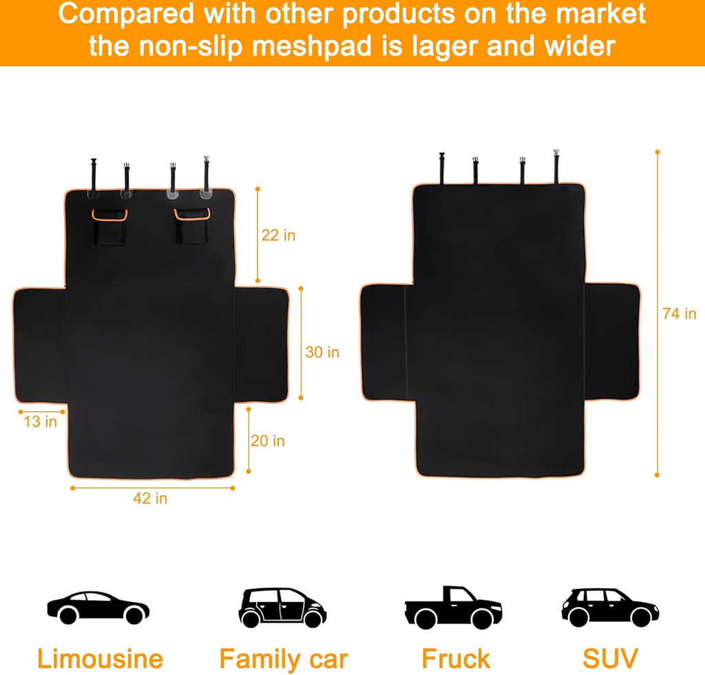 Yellow Washable Waterproof Pet Cargo Cover Liner H399