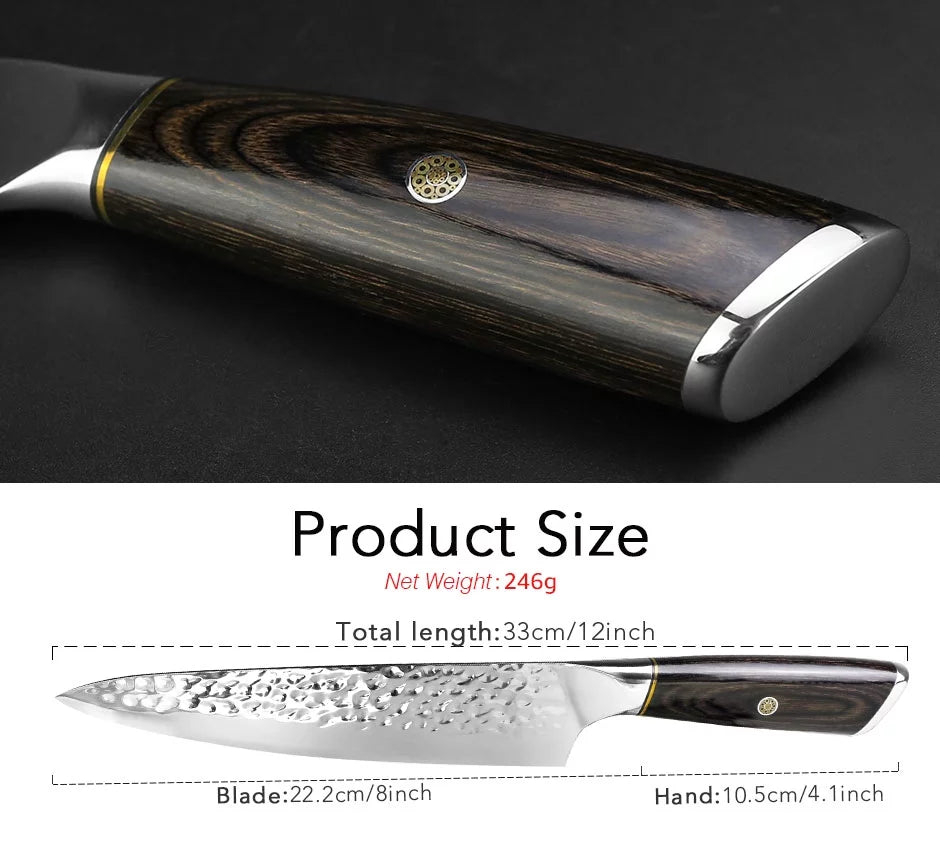 Chef Knife Set High Carbon German Stainless Steel J368578
