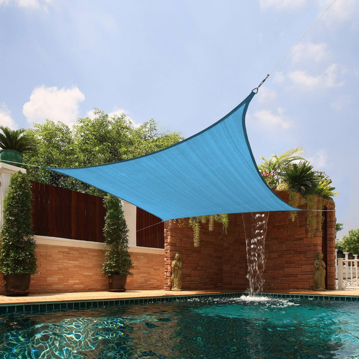 Medium Square Sun Shade Green J164477