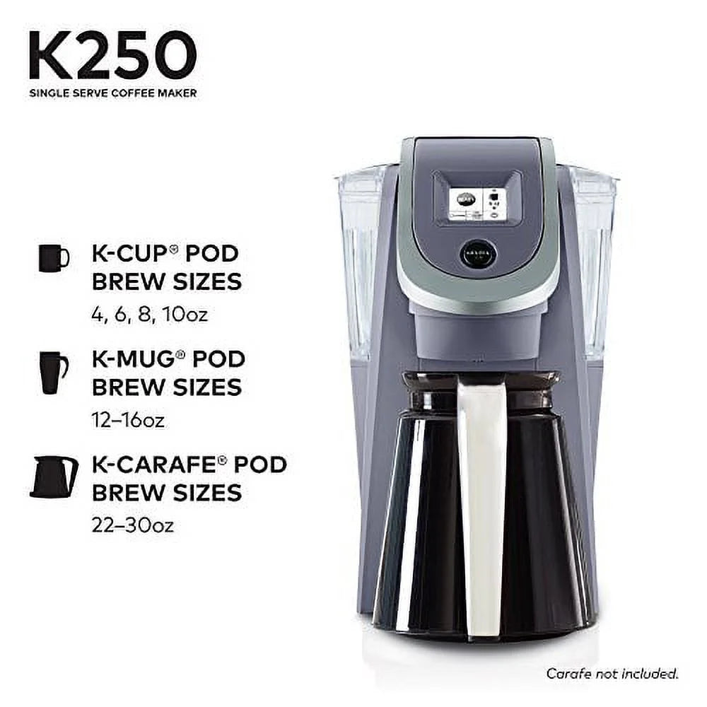 PLUM GRAY Single Serve Coffee Maker E213191