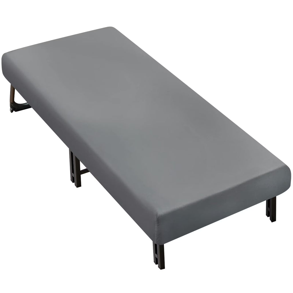 Gray Microfiber Cot Fitted Sheet 31x75 Inches D68980