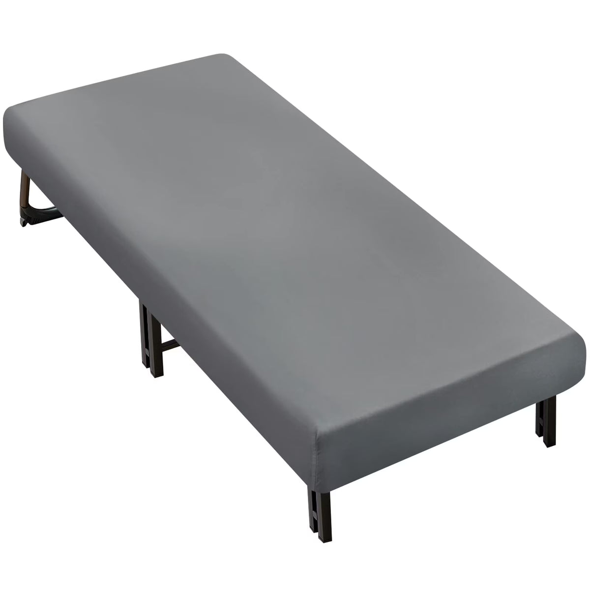 Gray Microfiber Cot Fitted Sheet 31x75 Inches D68980