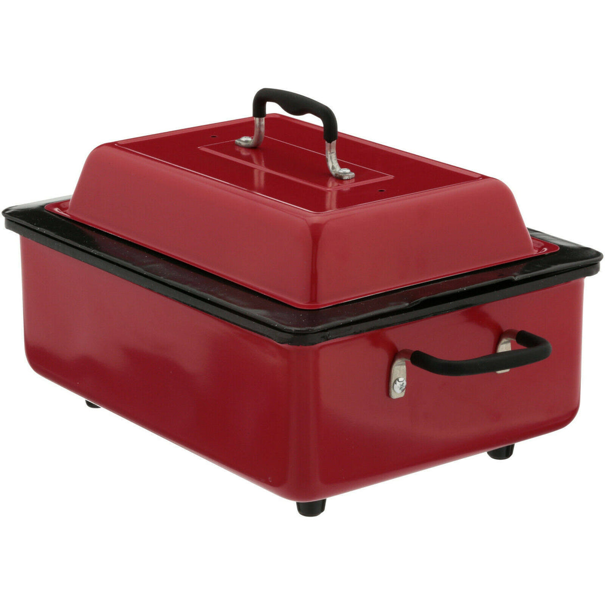 5 qt. 600 Wt. Roaster Porcelain Cookwell Red J282879