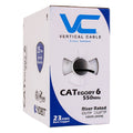 1000ft Solid Cat6 Cable 23AWG 550MHz CMR Black M8783