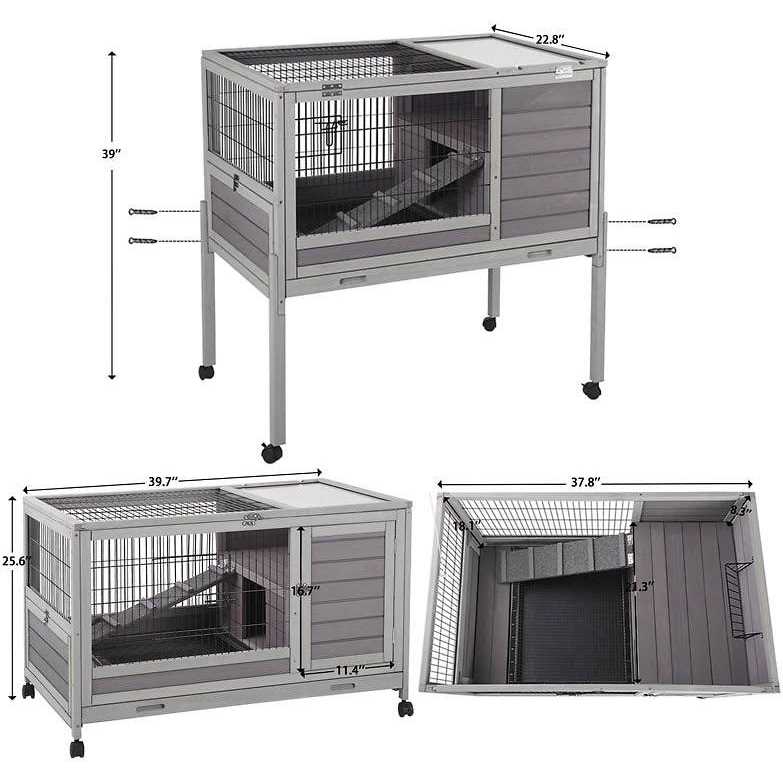 Rabbit Hutch Indoor Bunny Cage V768