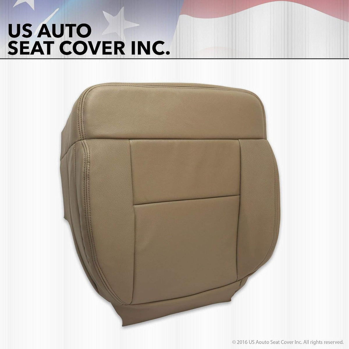 Tan Leather Seat Cover for Ford F150 SuperCrew J47365