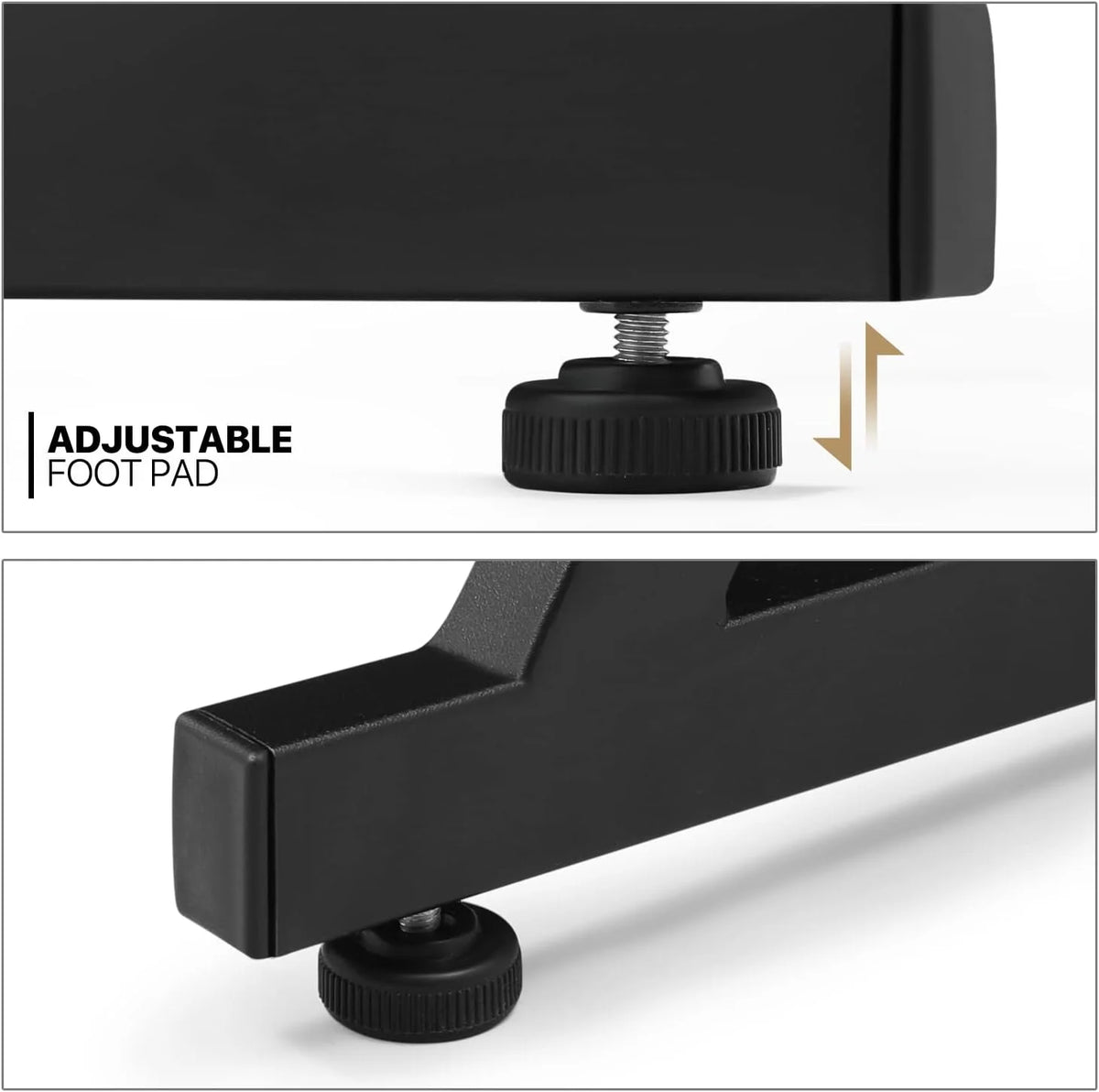 Black 3 Tier Z-Shape Computer Desk P779