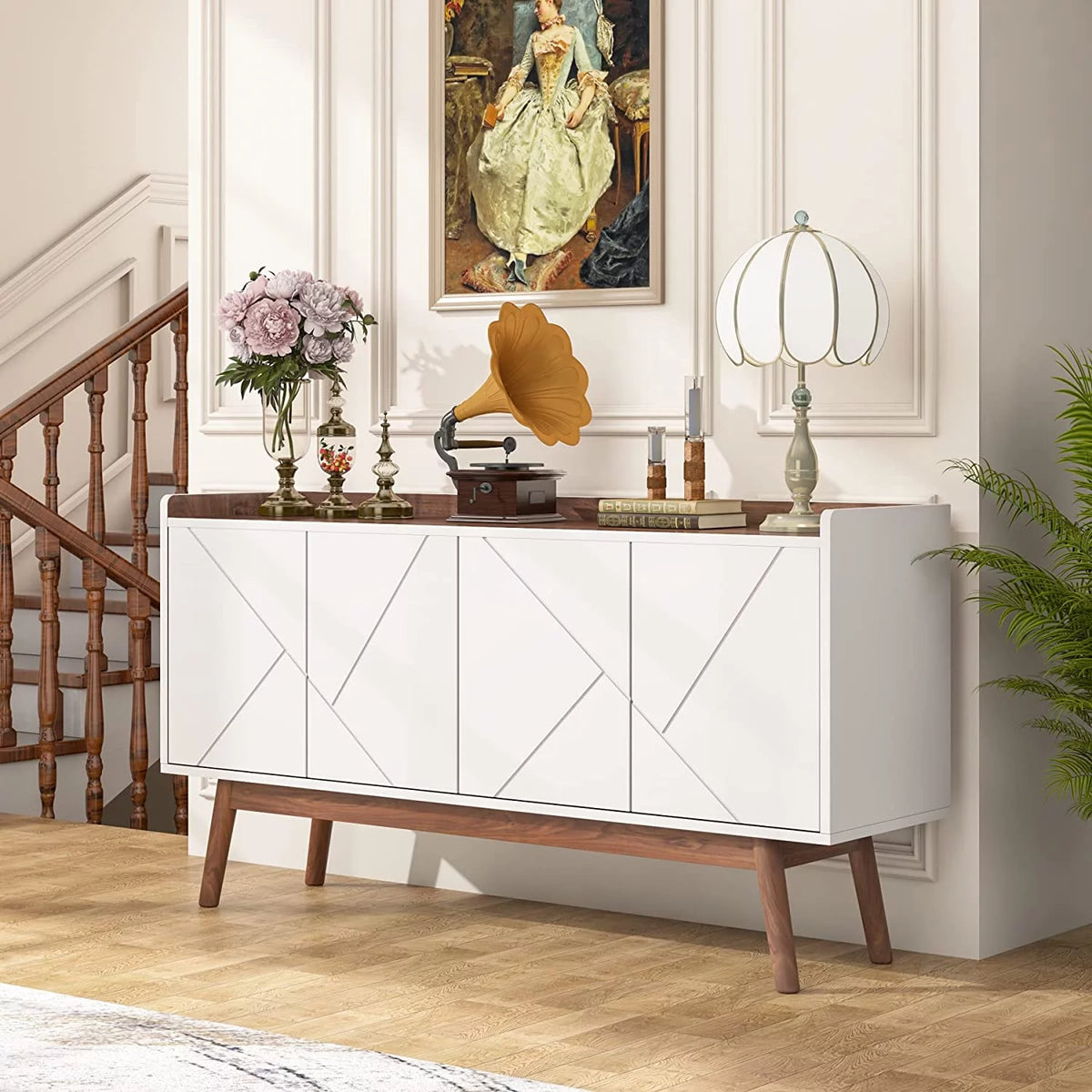 55" Buffet Cabinet with Storage and Doors S2564