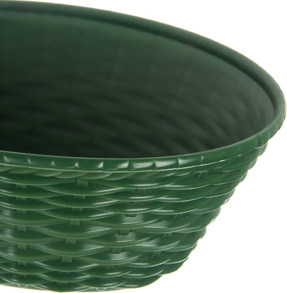 Oval Serving Basket, 9 x 6, Green (Pack of 12) W68835