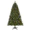 7.5 ft Pre-Lit LED Slim Artificial Christmas Tree T238425