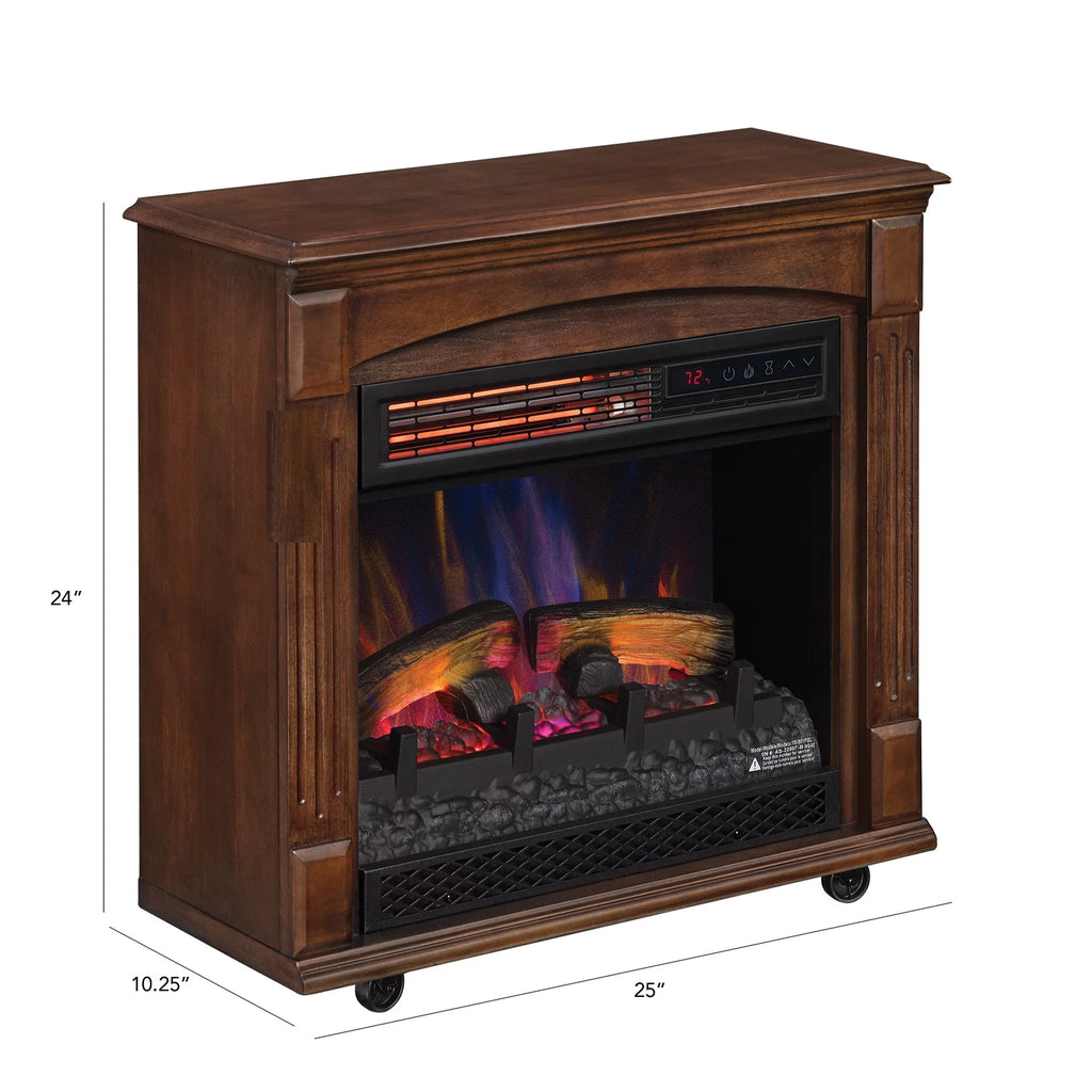 Caramel Birch Electric Fireplace L894