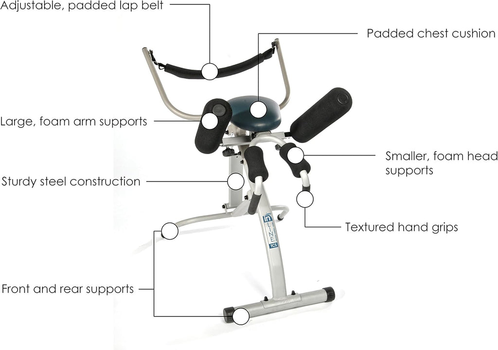 Inline Traction Control System for Spinal Decompression and Back Stretch Relief O3851