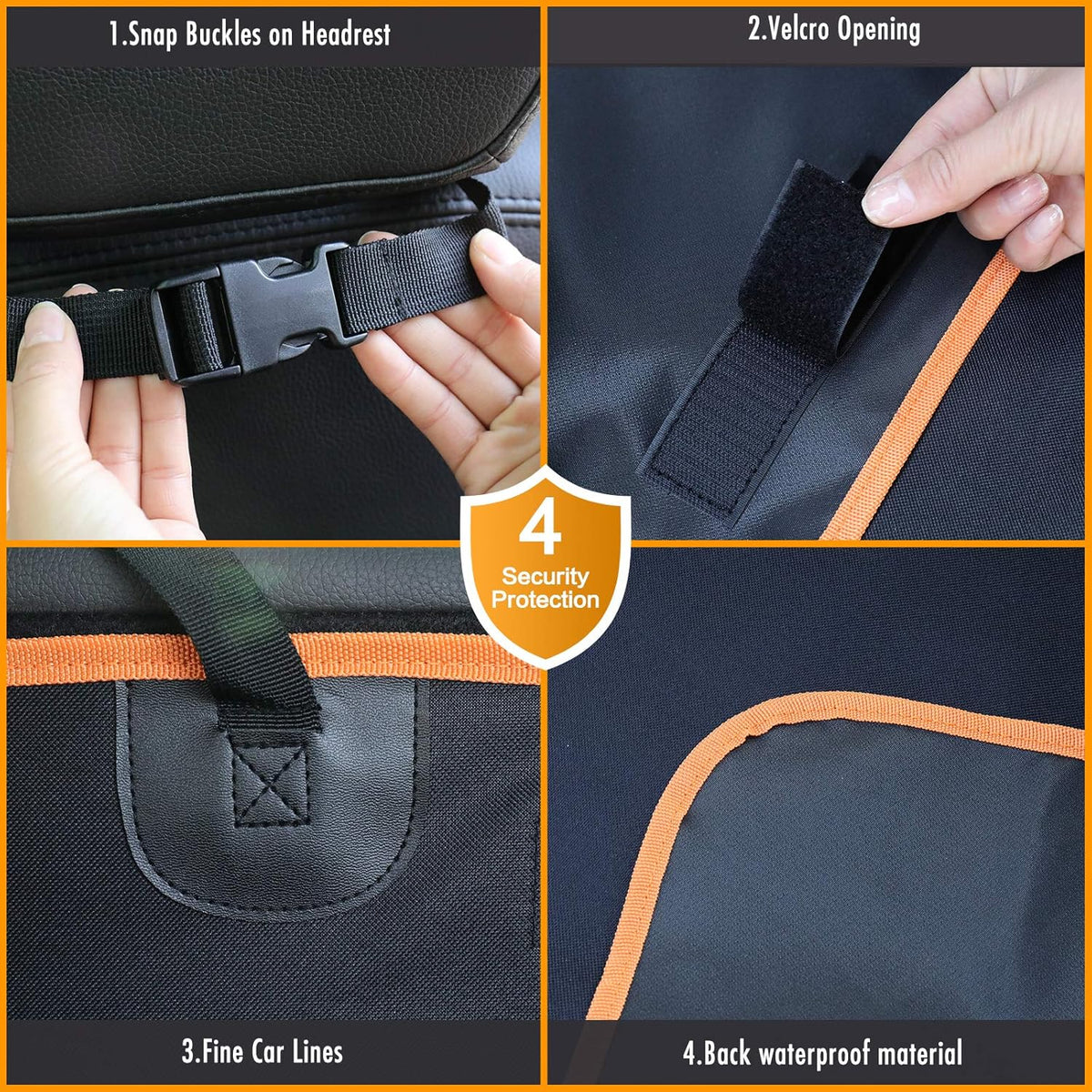 Yellow Washable Waterproof Pet Cargo Cover Liner H399