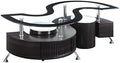 Coffee Table Set in Cappuccino F195
