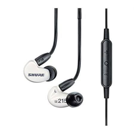 White Sound Isolating Earphones with Remote + Mic F278066
