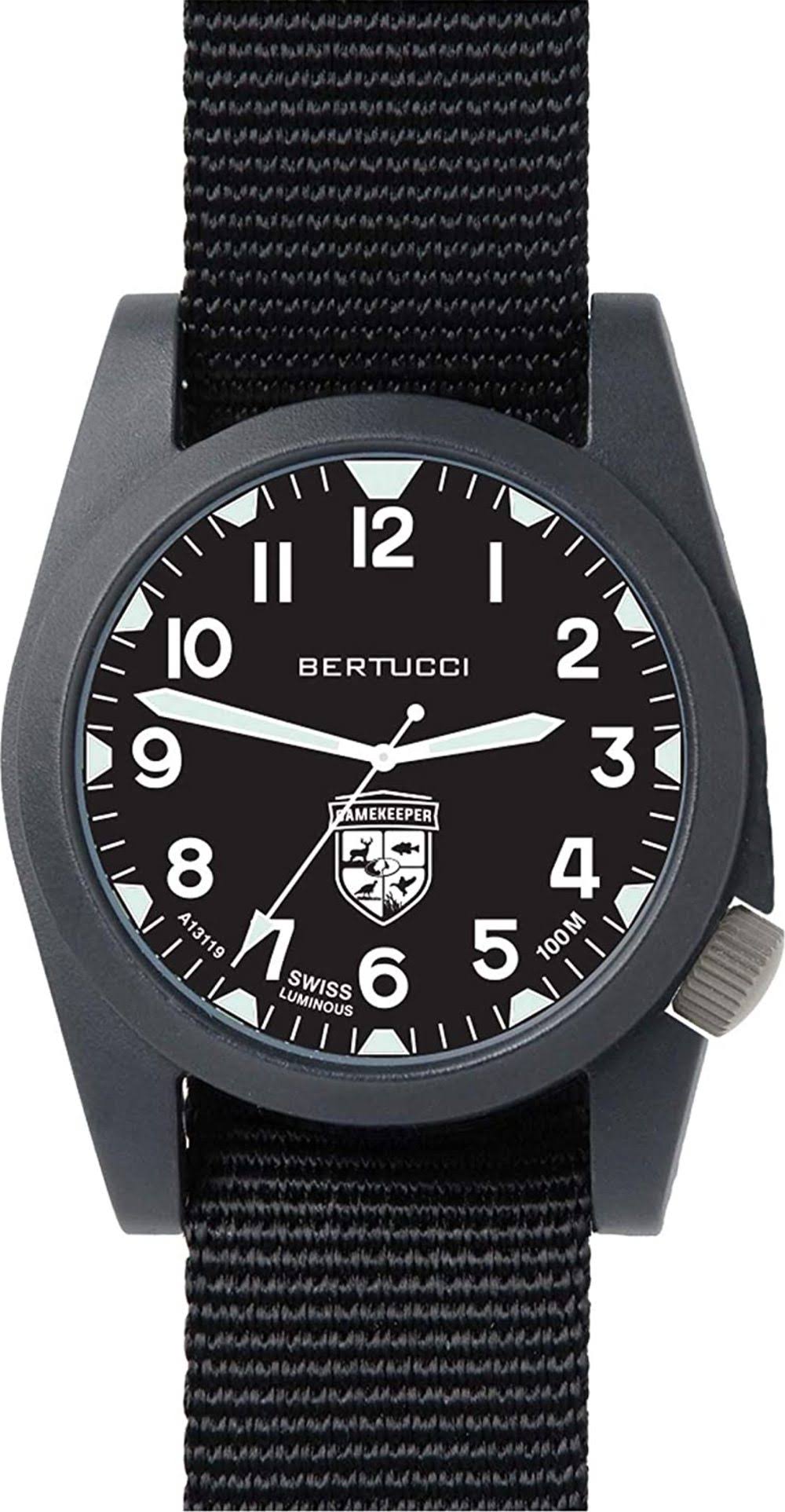 Black Dial Black Case Black Nylon Watch M76130
