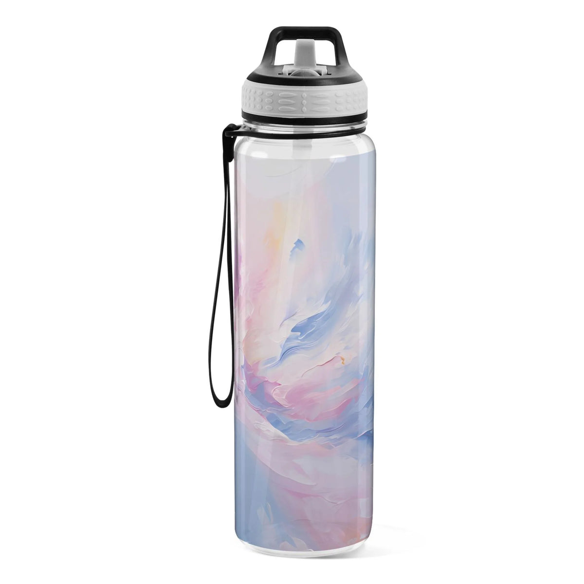 Blue and Pink 32oz Tritan Water Bottles with Straw U38166
