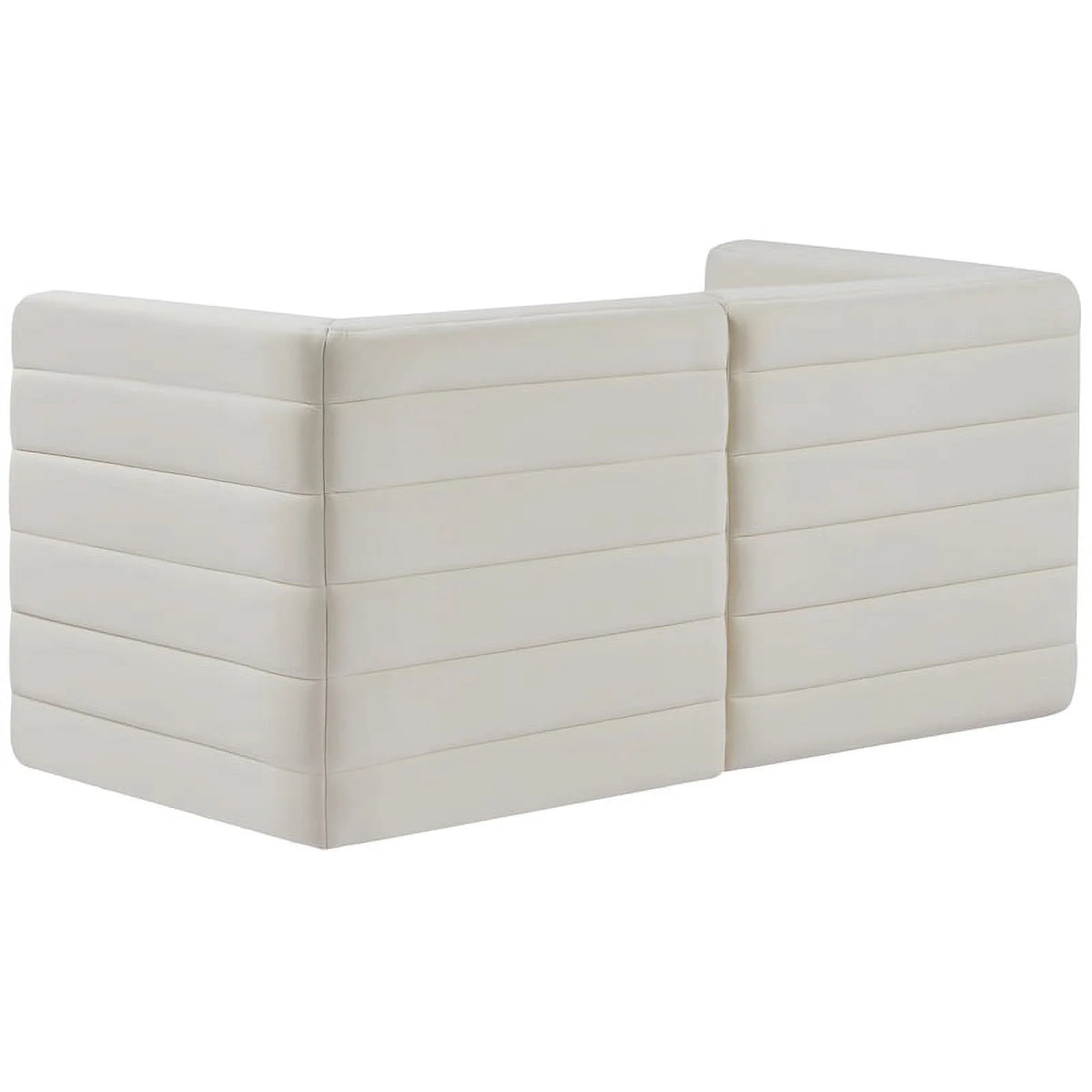 Cream Velvet Modular Sofa C65055