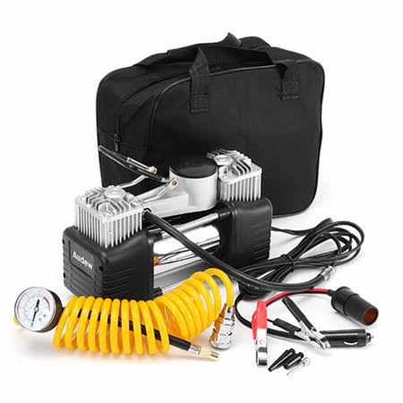 Portable Electric Air Compressor Tire Inflator with Gauge Y400