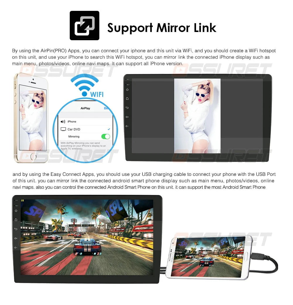 Android 12.0 Car Stereo Radio Head Unit GPS Navigation Carplay R1680