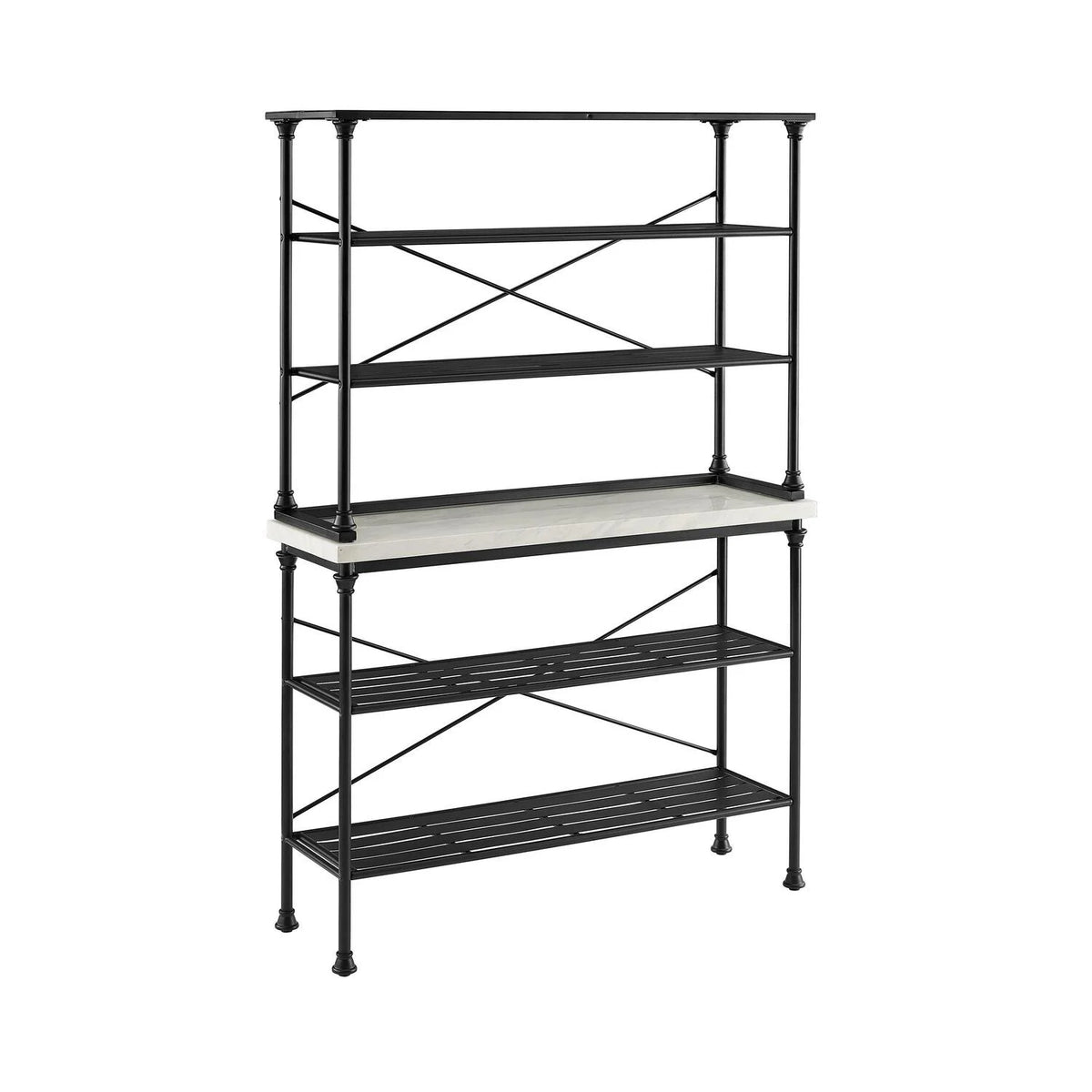 Matte Black Baker's Rack F799