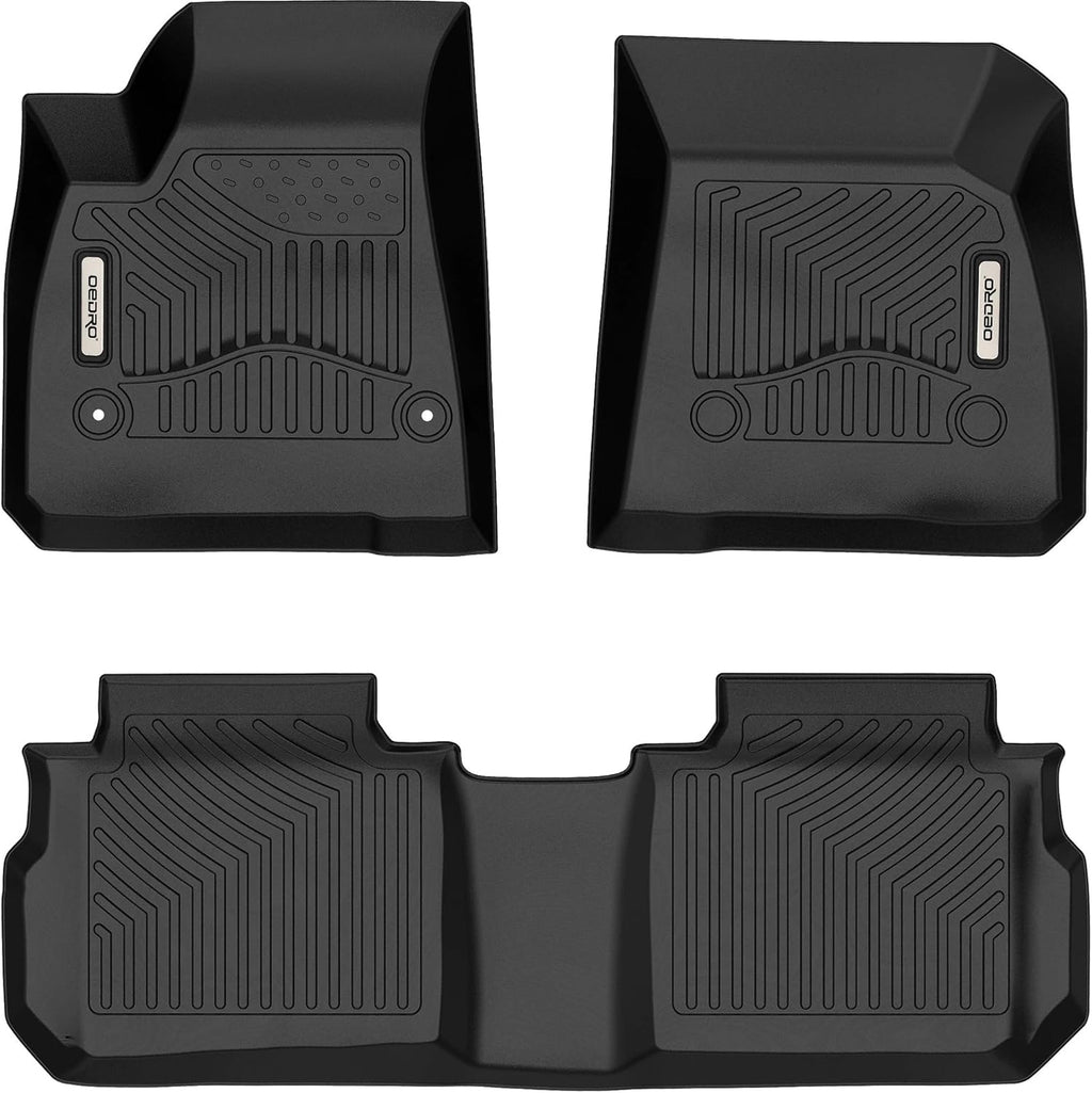 Black TPE All Weather Floor Mats D567164
