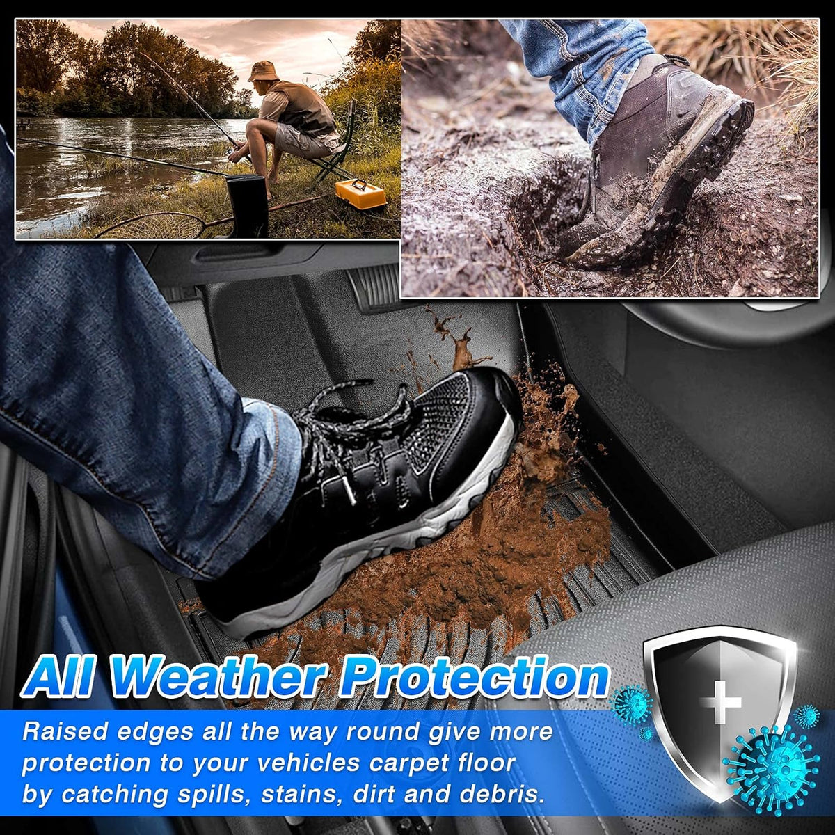 All Weather Floor Liners for Mini Countryman B955