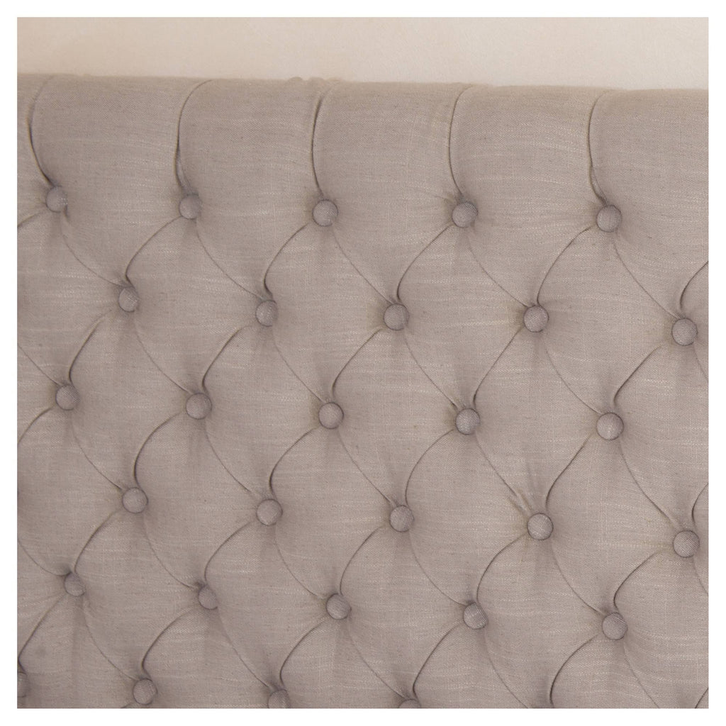 Light Beige Button Tufted Headboard King R869017