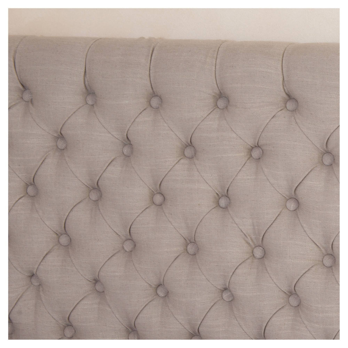 Light Beige Button Tufted Headboard King R869017