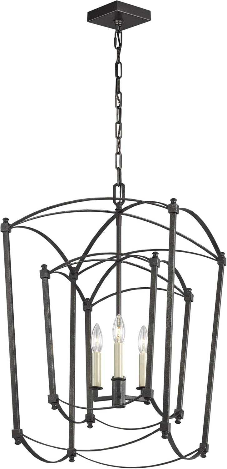 Antique Guild 3-Light Candle Chandelier F48543