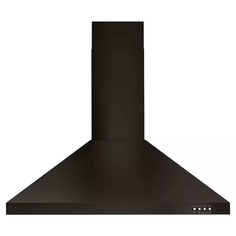 Black Stainless Wall Mount Range Hood C439405