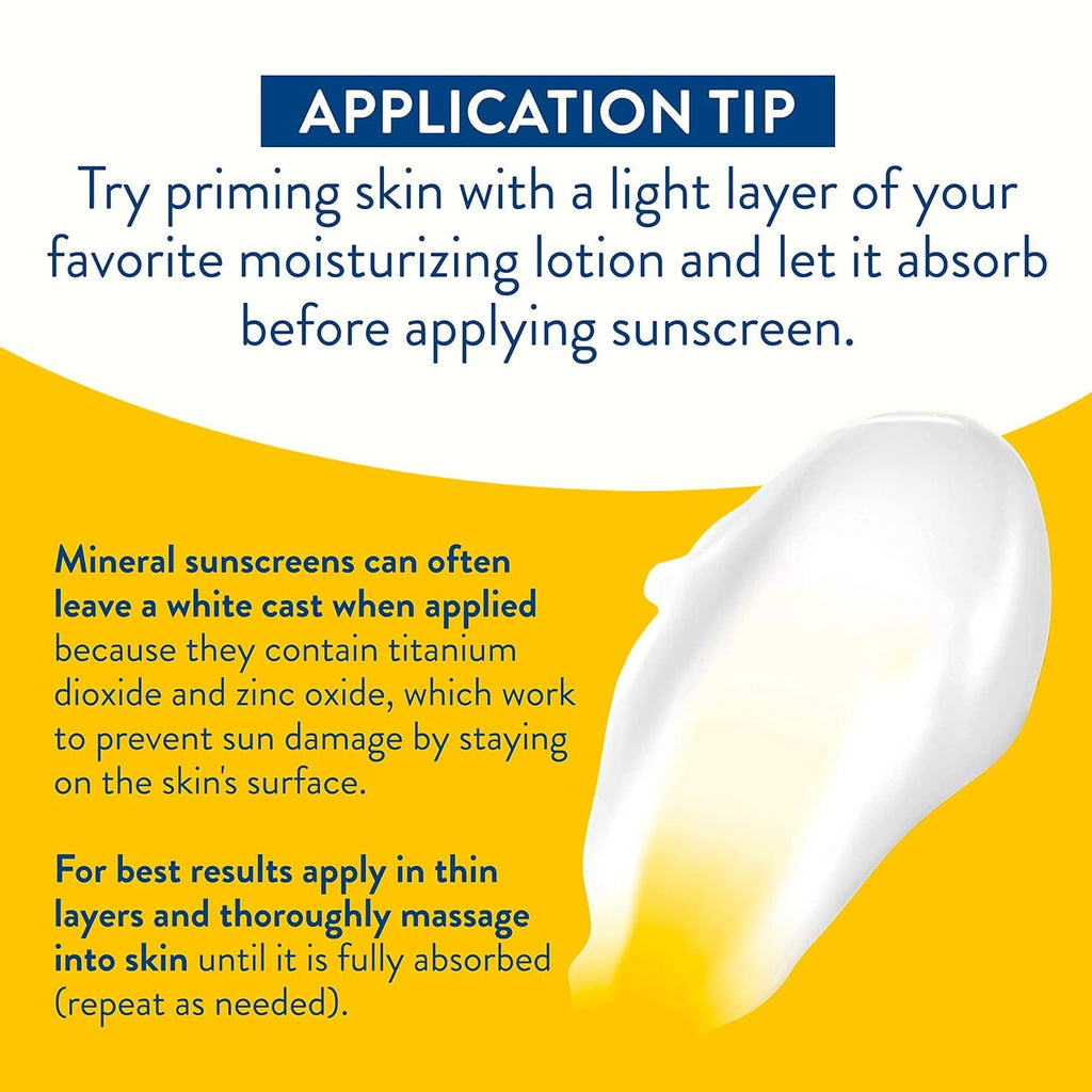 Unscented 100% Mineral Liquid Sunscreen SPF 50 with Zinc Oxide, 1.7 Fl Oz B856