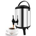 Stainless Steel Insulated Beverage Dispenser 2.64 Gallon 8 Liter A791737