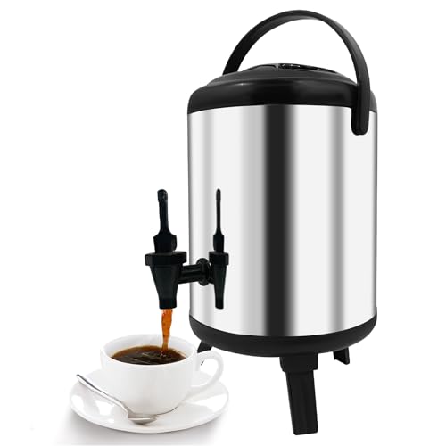 Stainless Steel Insulated Beverage Dispenser 2.64 Gallon 8 Liter A791737