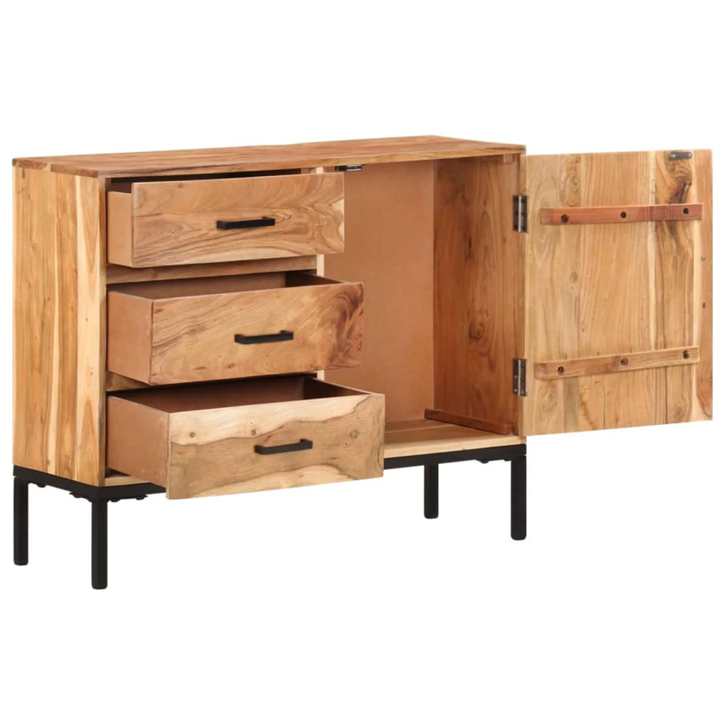 Solid Acacia Wood Sideboard J61975