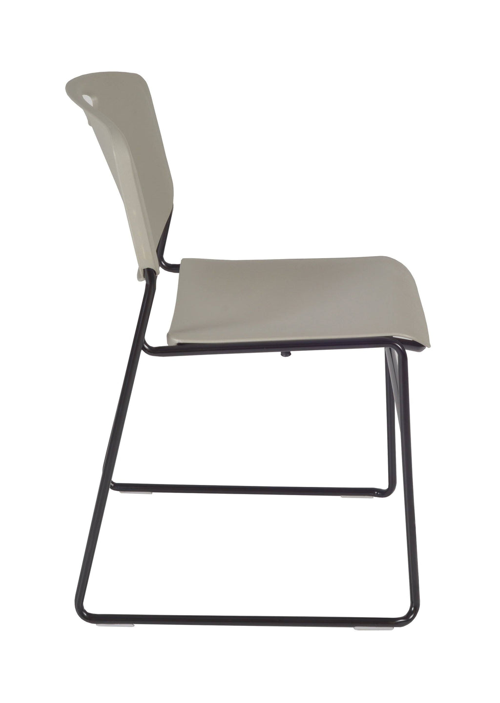Maple Training Table with 2 Grey Stack Chairs F395