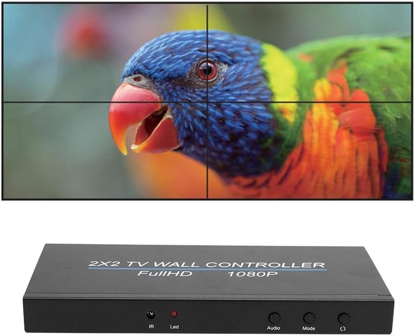 2X2 HDMI Video Wall Controller with 4 HDMI Output J464945