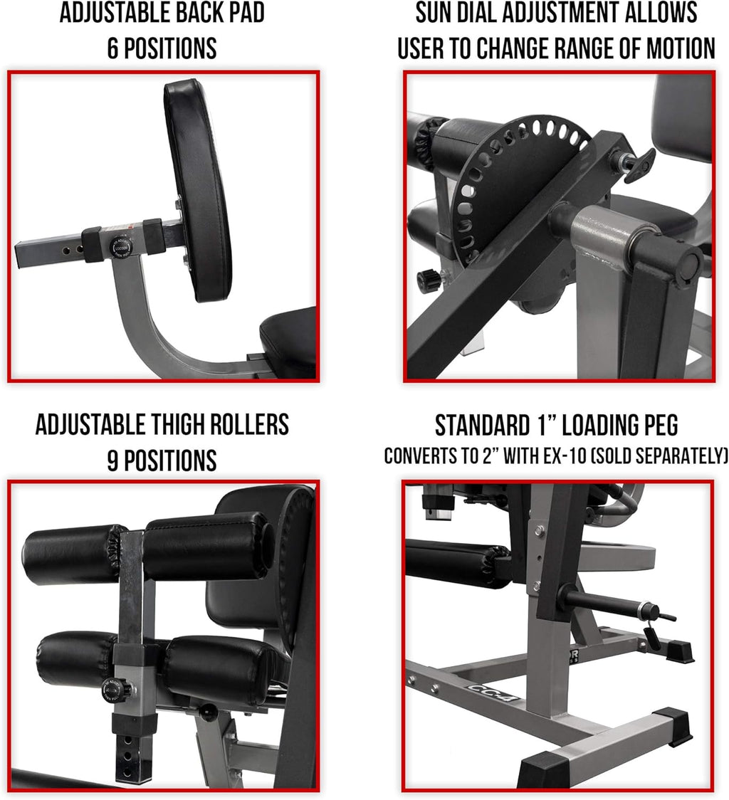Adjustable Leg Curl Extension Machine V774624