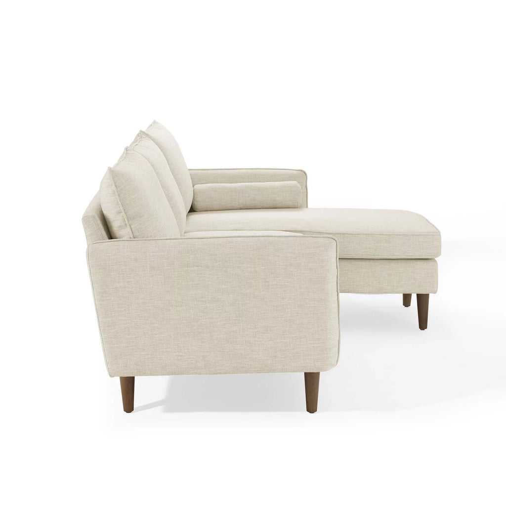 Beige Upholstered Sectional Sofa V157512