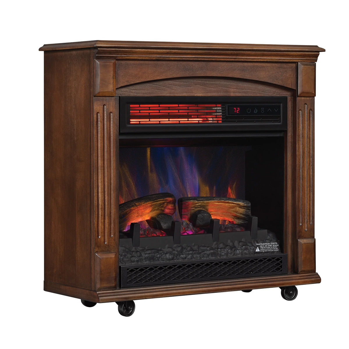 Caramel Birch Electric Fireplace L894