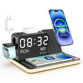 7-in-1 Wireless Charging Station with Adjustable Brightness Night Light F8411
