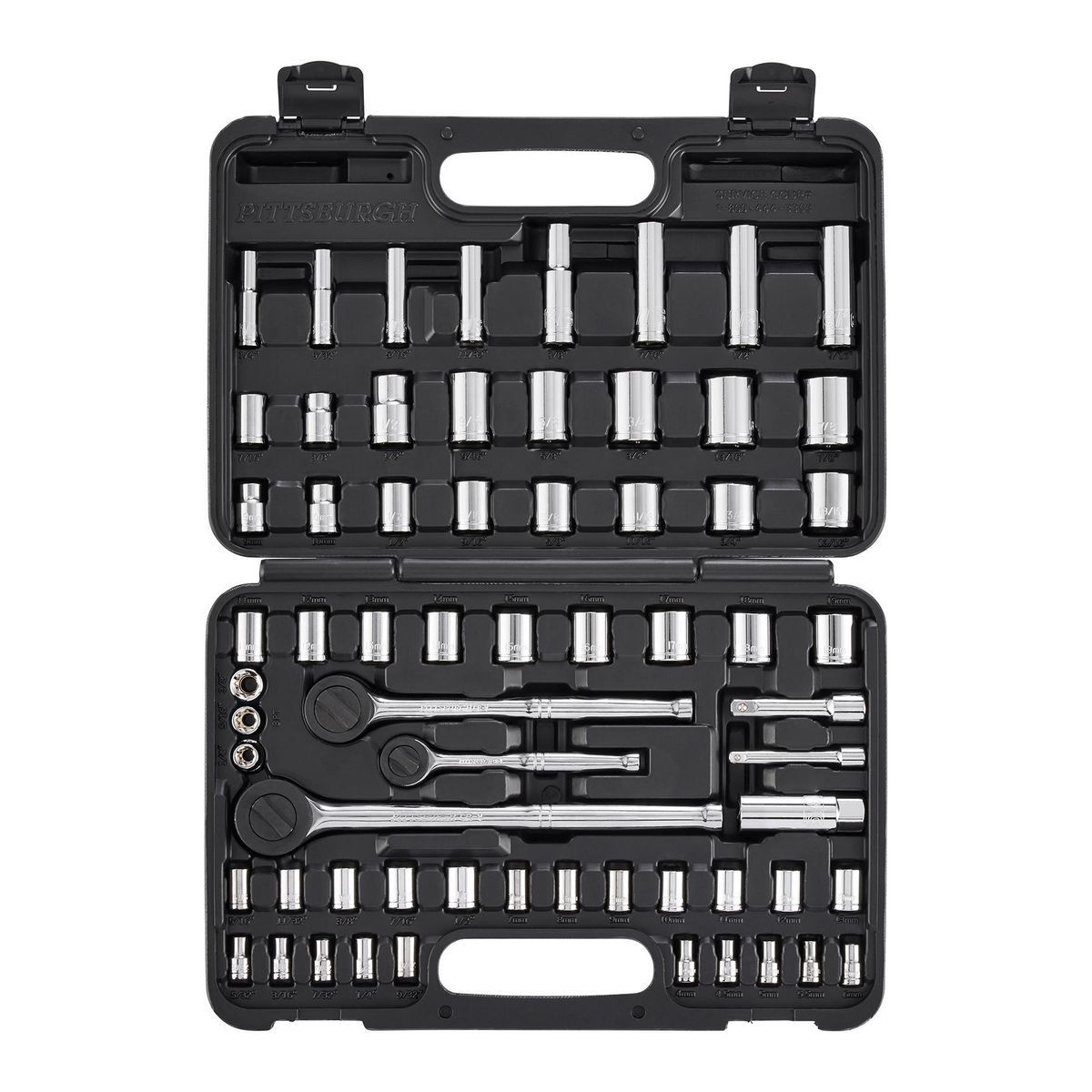 64-Piece SAE and Metric Socket Set W143925