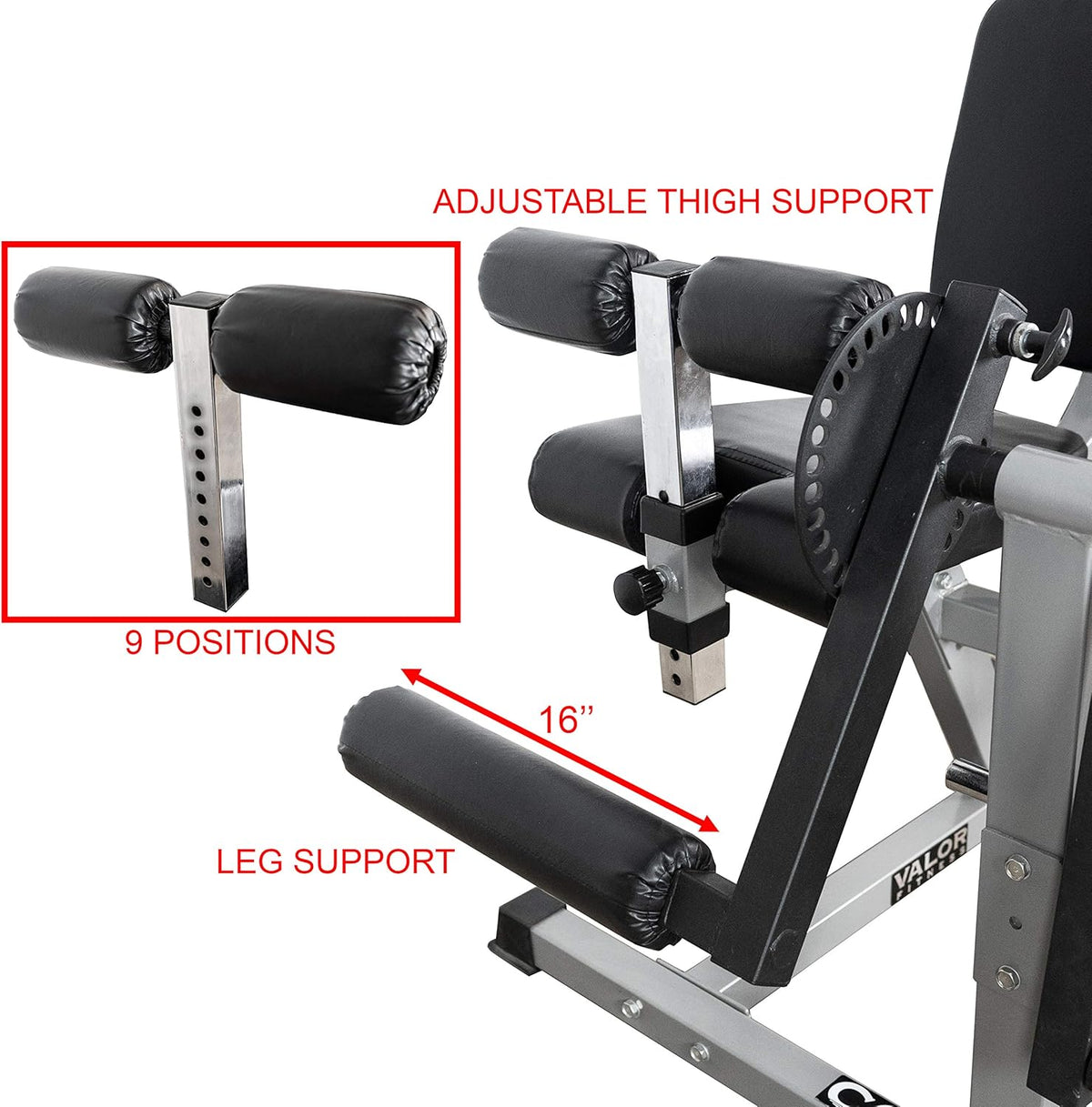 Adjustable Leg Curl Extension Machine V774624