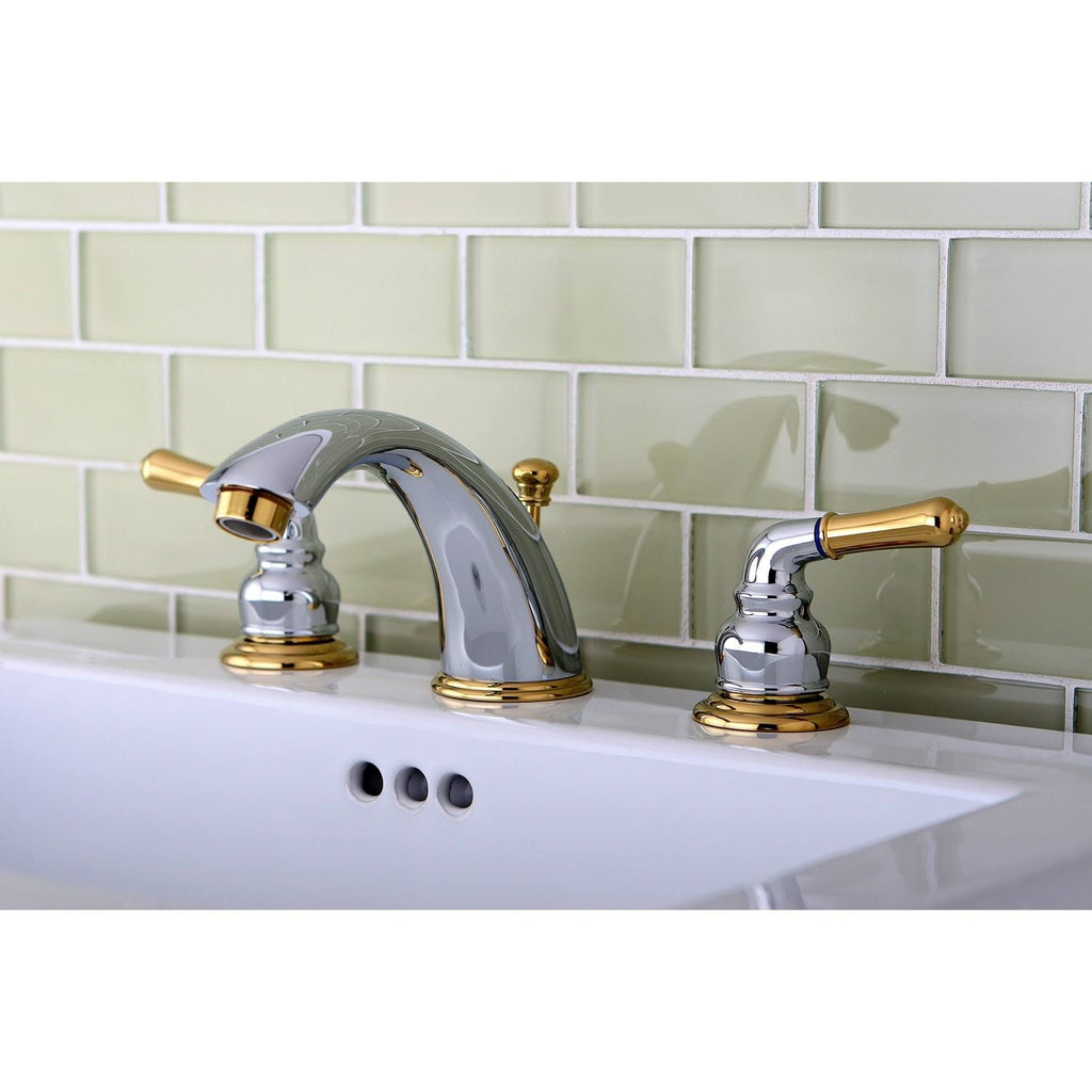 Polished Chrome Widespread Bathroom Faucet O147136