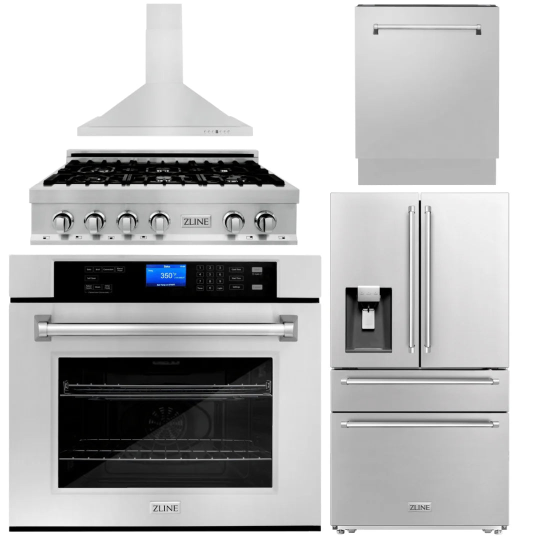 36 Gas Rangetop, Range Hood, Refrigerator, Dishwasher, Wall Oven B928797