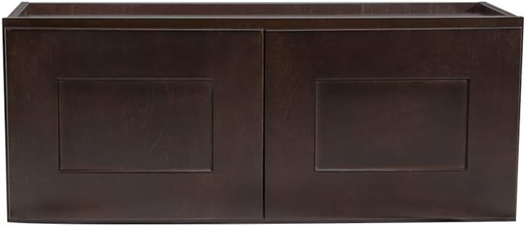 Corner Wall Cabinet, Espresso Shaker L4852
